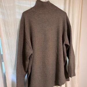 H&M Taupe Turtleneck Sweater